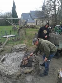 velké ohniště ve Volyni velké ohniště ve Volyni