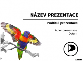 Náhled šablony Pirátské prezentace